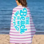Agha Home Coastal Printed Microfiber Towel