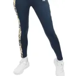 Printed Panel Navy Leggings