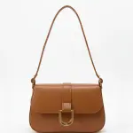 Classic Shoulder Bag with Gold Clasp BA-56