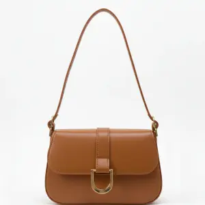 Classic Shoulder Bag with Gold Clasp BA-56