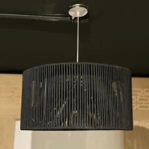 Macrame ceiling lamp-45cm