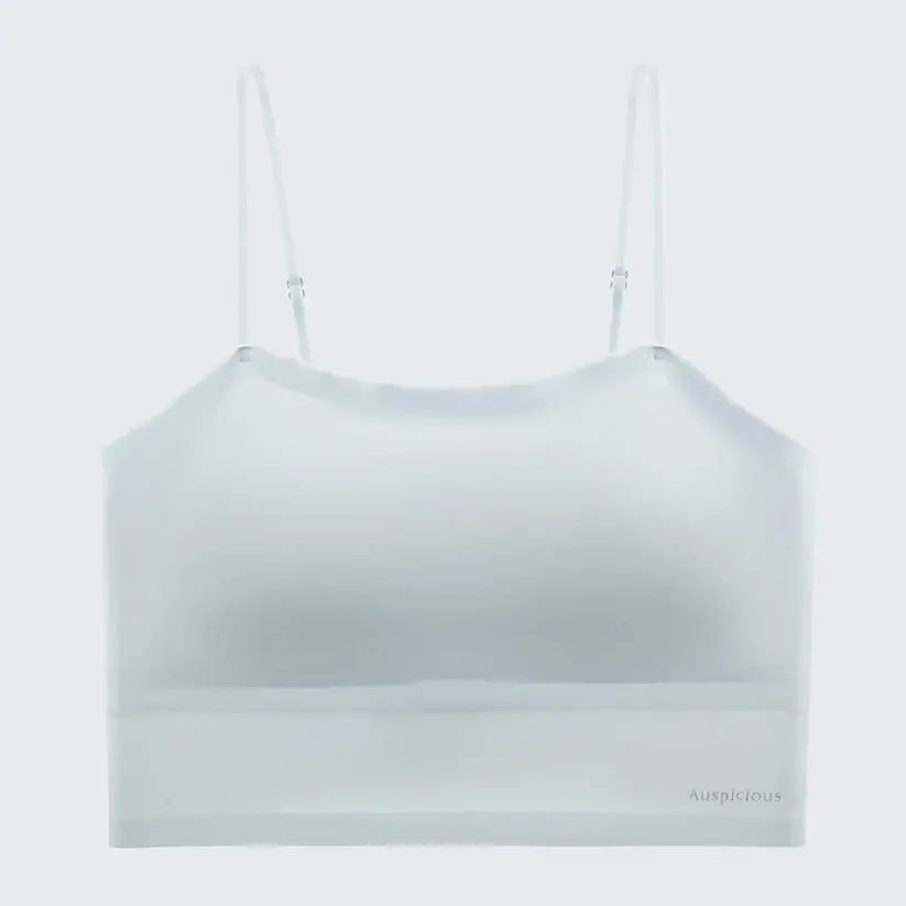 Seamless Camisole Built-in Bra Plus Size Padded Base Layer Top