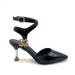 Elegant Heels with Gold Buckle Detail C-86