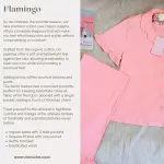 Flamingo Ruffled Cotton Pajamas