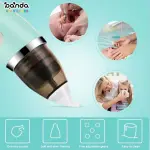 شفاط انف واذن شحن مع مستويات سرعة ، راس سيلكون قابلة للتعقيم واعادة الاستخدام