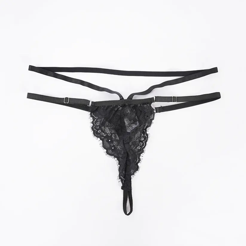 Plus Size Cupless Lingerie Bra Panty Set