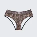 Plus Size Leopard Print Sexy Lace Panty