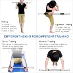 M D Stay Fit MD Exercise Bar for Home Entrance Gym 62-100cm Gym Exercise Bar Brain Exercise Fitness Adjustable Size