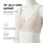 Seamless Lace Wirefree Push Up Bra Soft Support Plus Size Bralette