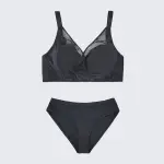 Plus Size Ultra Thin Push Up Sheer Bra Panty Set