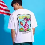 White No Stress Oversized T-Shirtb