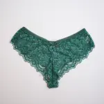 Green Full-body Lace Top Panty Set