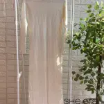 Rib Dress (Off White)