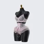 Sexy Lace Lingerie See-through Miniskirt Underwear