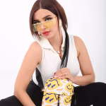linen fabric Emoji Cross Bag