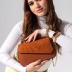 Asymmetric Flap Crossbody-camel