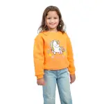 Orange Sweatshirt with" Unicorn "Print 🦄🧡