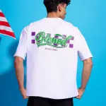 White Blessed Oversized T-Shirt