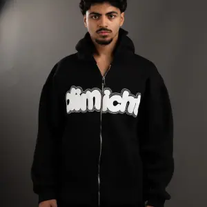 Dimlicht Zip - BLACK HOODIE