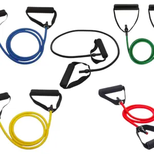 MD Stay Fit Premium Fitness Resistance Tube Bands | Home Outdoor Sports & Travel Solution Perfect Travel Solution