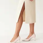 Sandal Shiny With Sleek Heel - R-803