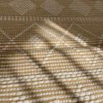 Kilim Cotton Runner – Mustard & Cream