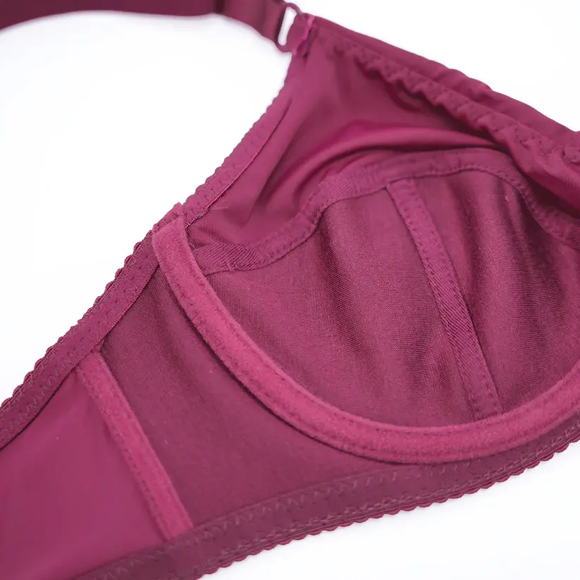Plus Size Seamless Smooth Breathable Comfort Bra Panty Set