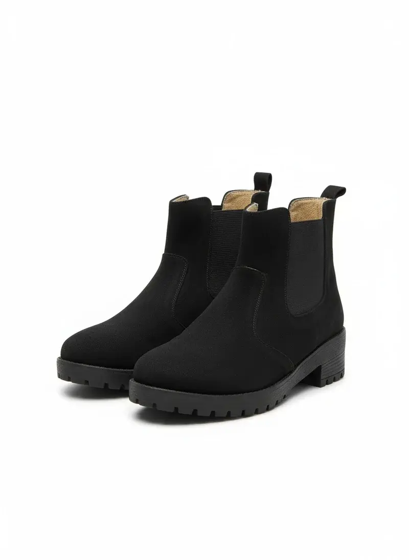 Elegant Ankle Boot Suede B-1-S
