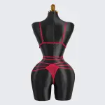 Lace Hollow Splicing Bra & Panty Set