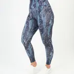 Marble Printed Navy Leggings