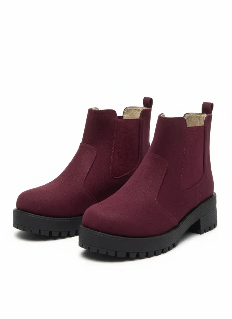 Elegant Ankle Boot Suede B-1-S