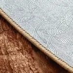 square velvet light brown carpet