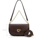 Bag with Feminine Heart Detail BA-63