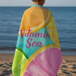 Agha Home Coastal Printed Microfiber Towel
