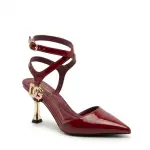 Elegant Heels with Gold Buckle Detail C-86