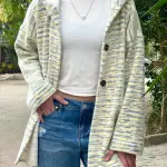 Striped Hoodie Jacket