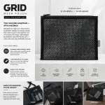 Grid Mesh Pouch