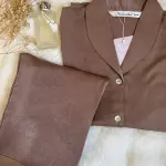 Mocha Crinkled Marble Effect pjs