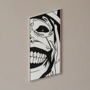 Solo Leveling Sung Jinwoo & Statue Wall Art