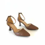 Elegant Ankle Strap Sculpted Heel C-82