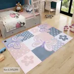 Butterflies and Flowers - Digital Baby Rug