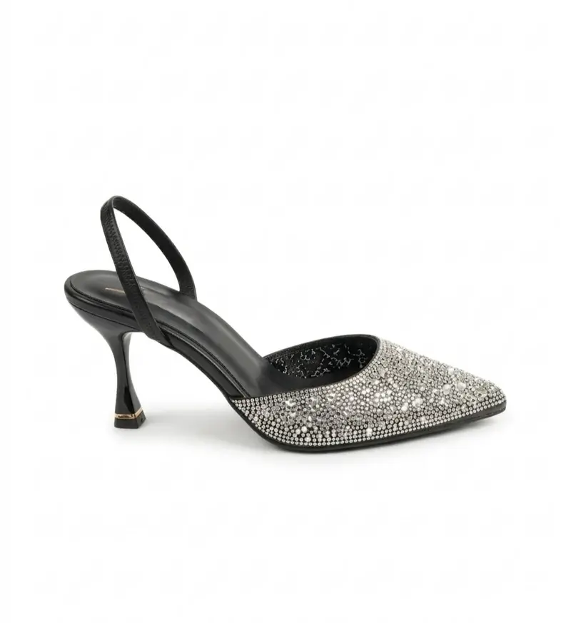 Shimmer Heels with Statement Heel C-93