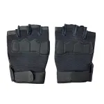 MD StayFit Fingerless Gloves, Padded Protection