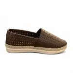 Breathable Leather Ballerinas with Rustic Details. BN-59