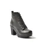 BOOT MID HEELS 5cm LEATHER B-25