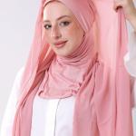 حجاب ذكي وردي