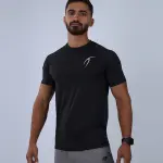 Dri-FIT Short-Sleeve Black Fitness Top