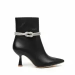 Elegant boot with removable sparkling strap R-902