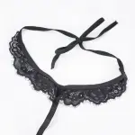 Plus Size Cupless Lingerie Bra Panty Set
