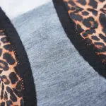 Plus Size Leopard Print Sexy Lace Panty